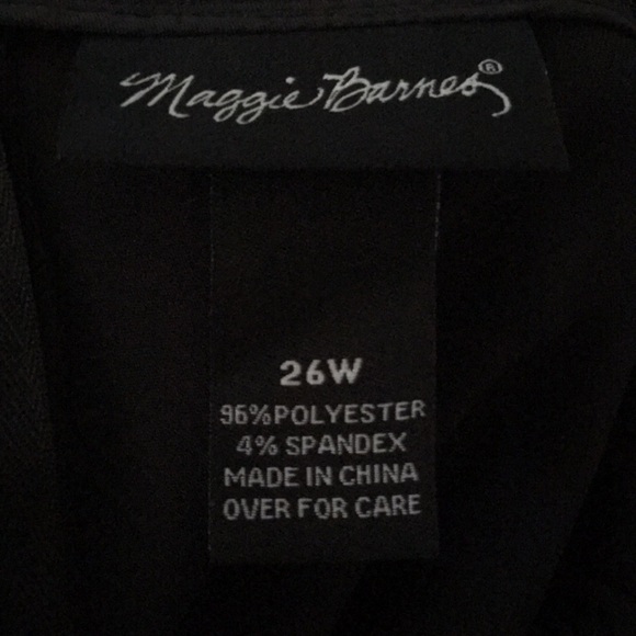 Maggie Barnes Black Midi Straight Skirt, 26W - Picture 6 of 9